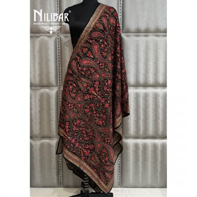 Bottle Green Georgette Dupatta