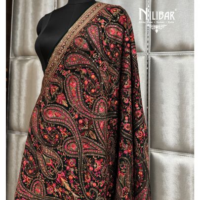 Bottle Green Georgette Dupatta