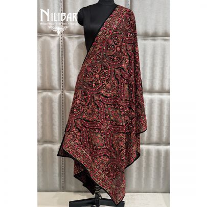 Black Georgette Dupatta