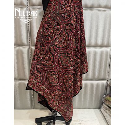 Black Georgette Dupatta