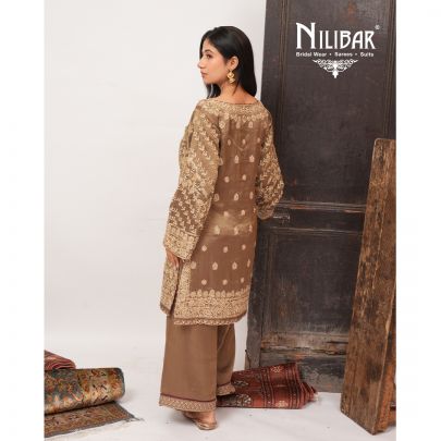 Gold & Wine Lamé Silk Palazzo Suit