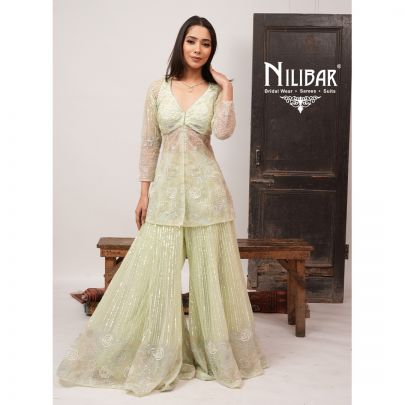 Pista Green Soft Net Jaffa Pants