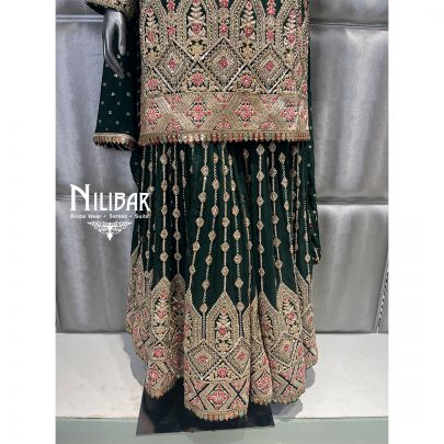 Green Georgette Garara Suit