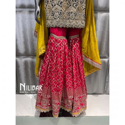 Pink Georgette Garara Suit