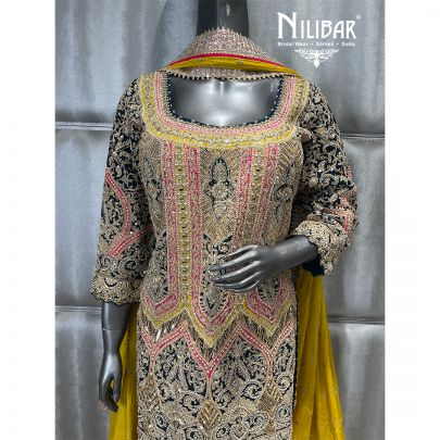 Pink Georgette Garara Suit