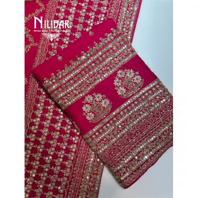 Rani Pink Crepe Unstitched Suit