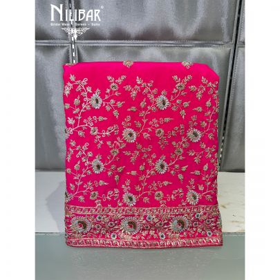 Pink Crepe Unstitched Suit