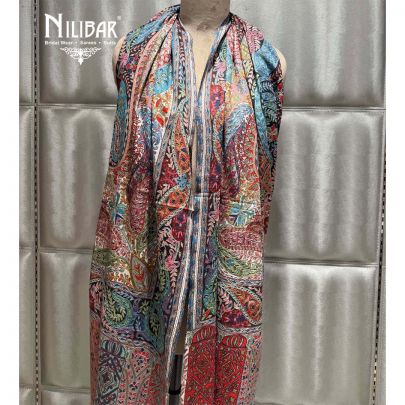 Multicolor Pashmina Embroidered Shawl