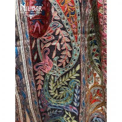 Multicolor Pashmina Embroidered Shawl