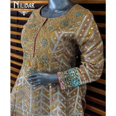 Multicolor Silk Palazzo Suit