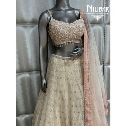Light Beige Lehenga