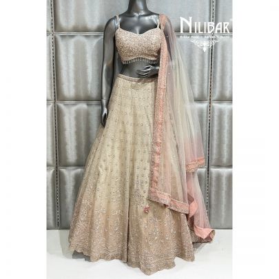 Light Beige Lehenga