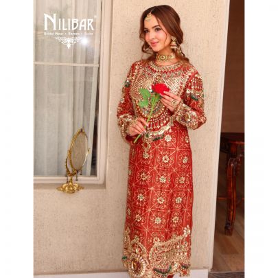 Bhavya Jain In Our Maroon Red Tissue Pant Suit Set