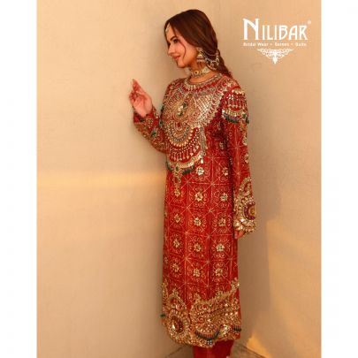 Bhavya Jain In Our Maroon Red Tissue Pant Suit Set