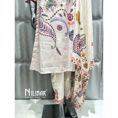Misty Rose Cotton Pant Suit