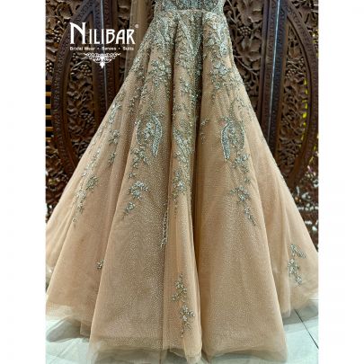 Light Peach Tissue Gown