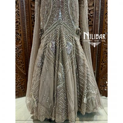 Almond Soft Net Gown