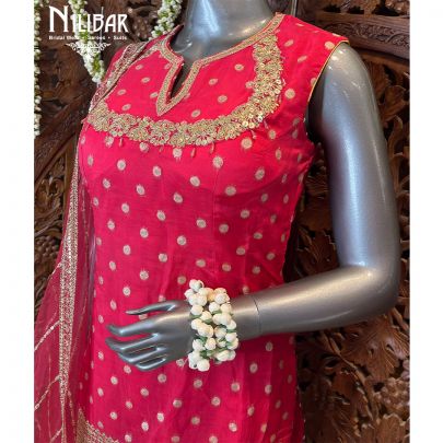 Pink Silk Pant Suit