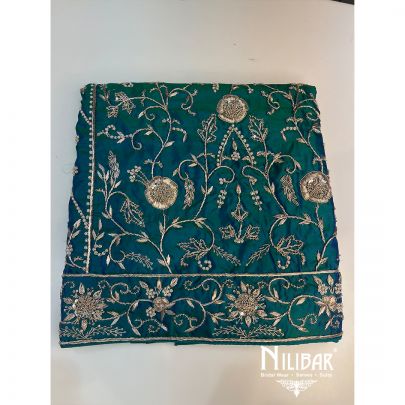 Blue Silk Unstitched Suit