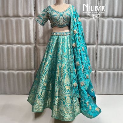 Peacock Silk Casual Lehenga
