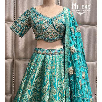 Peacock Silk Casual Lehenga