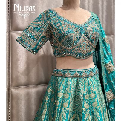 Peacock Silk Casual Lehenga
