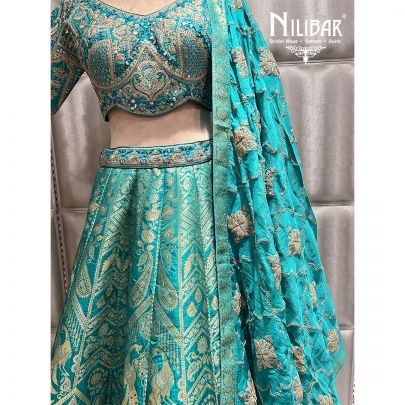 Peacock Silk Casual Lehenga