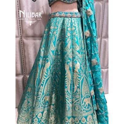 Peacock Silk Casual Lehenga
