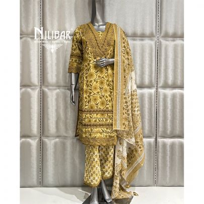 Mehandi Green Cotton Kurta