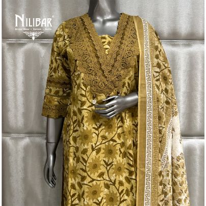 Mehandi Green Cotton Kurta