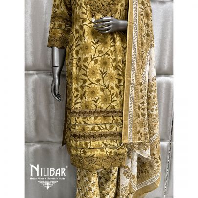 Mehandi Green Cotton Kurta