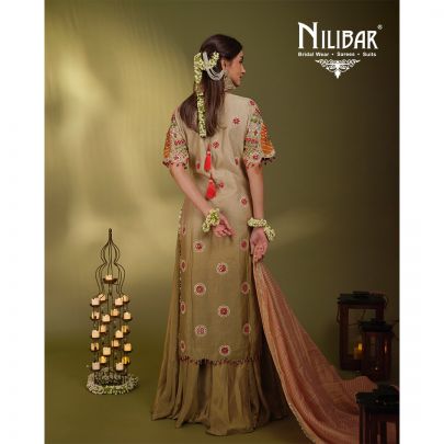 Pistachio Green Silk Palazzo Suit