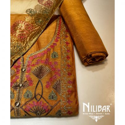 Sedona Maheshwari Silk Unstitched Suit