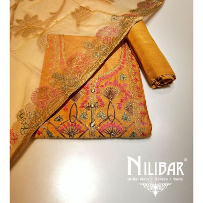 Sedona Maheshwari Silk Unstitched Suit