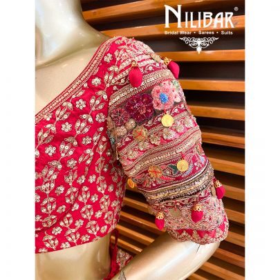 Multicolor's Silk Bridal Lehenga
