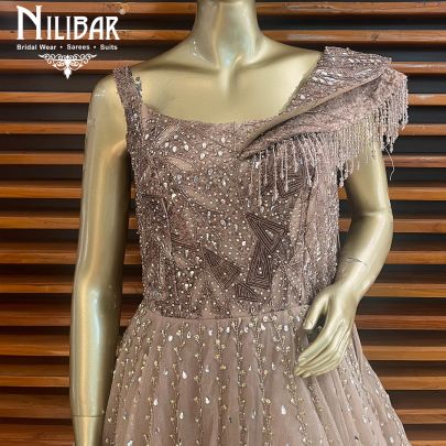 Rose Gold Net Gown