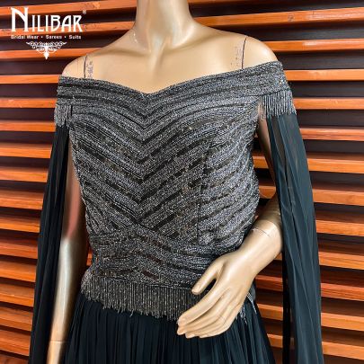 Hunter Green Net Gown