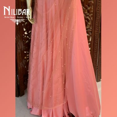 Light Pink Net Gown