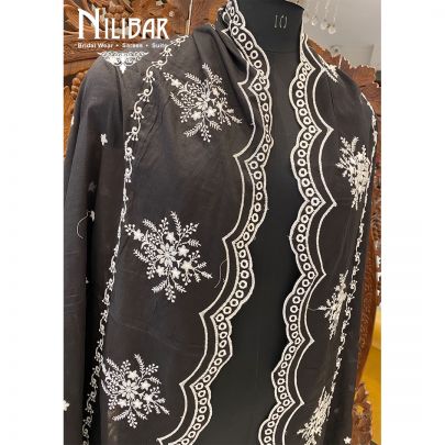 Jade Black Kota Dori Dupatta