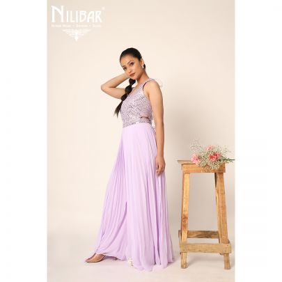 Lilac Georgette Jumpsuit