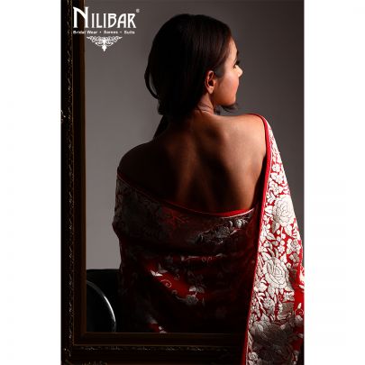 Parsi Gara work Georgette dupatta
