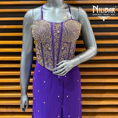 Lilac Georgette Garara Suit