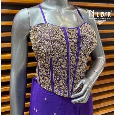 Lilac Georgette Garara Suit