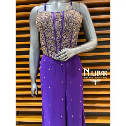 Lilac Georgette Garara Suit