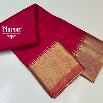 Rani Pink Silk Traditional Saree
