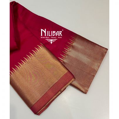 Rani Pink Silk Traditional Saree