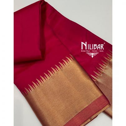 Rani Pink Silk Traditional Saree
