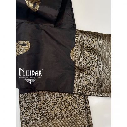 Black Silk Traditional Saree