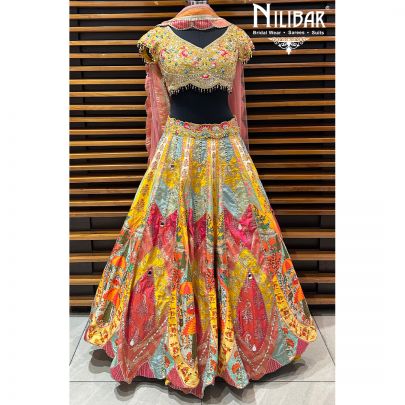 Yellow Silk Lehenga