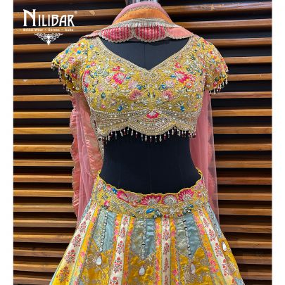 Yellow Silk Lehenga